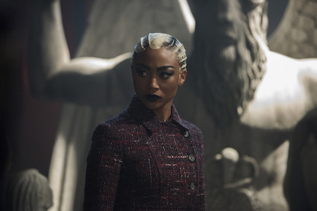 Tati Gabrielle of The Chilling Adventures of Sabrina Wore Two