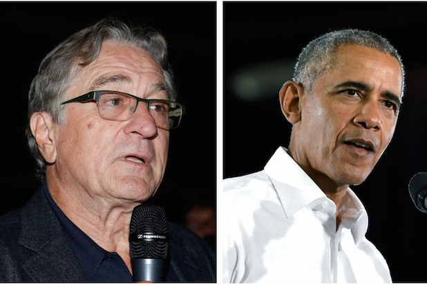 Rober De Niro Barack Obama