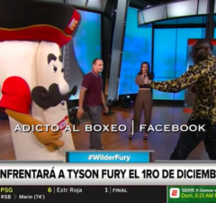 Deontay Wilder vs Mascot