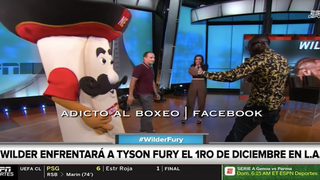 Boxer Deontay Wilder Didn’t Break a Nación ESPN Mascot’s Jaw, Network Says