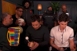 Shawn Mendes, Jimmy Fallon’s Crew Rock ‘Treat You Better’ With Classroom Instruments (Video)