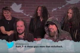 Jimmy Kimmel’s AMAs-Themed Mean Tweets: Even Korn Hates Nickelback (Video)