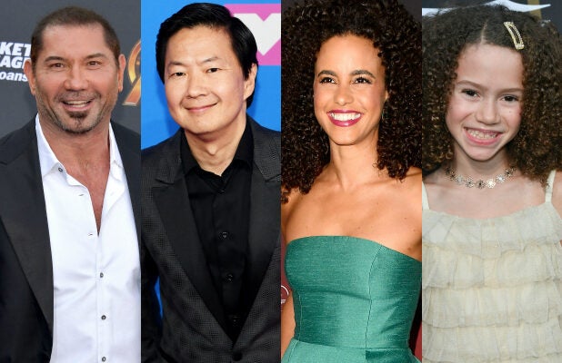 Dave Bautista Action Comedy My Spy Adds Ken Jeong Parisa Fitz Henley Chloe Coleman To Cast