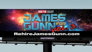 Fans Pay for ‘Rehire James Gunn’ Billboard Near Disneyland