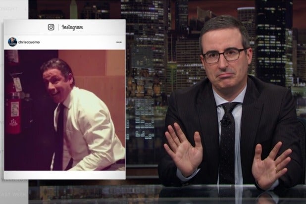 john oliver last week tonight chris cuomo desperate instagram