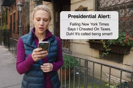 ‘SNL’: Americans Hate Their Phones After Trump’s Presidential Alert (Video)
