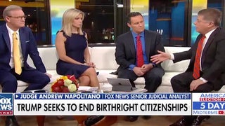 Napolitano Schools Fox News Hosts on Trump’s Birthright Plans: He Can’t (Video)