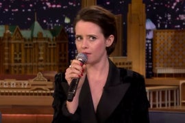 Jimmy Fallon Makes ‘SNL’ Host Claire Foy Perform ‘Rapper’s Delight’ (Video)