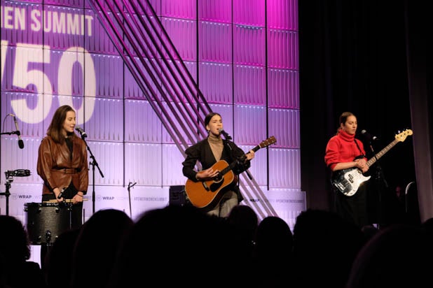 Alana, Daniell and Este Haim Power Women's Summit 2018 Alana, Daniell and Este Haim Power Women's Summit 2018