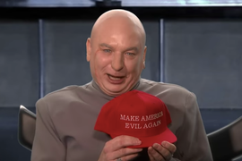 Mike Myers’ Dr Evil Reveals He’s Running for Congress on a 5-Point ‘Eviltarian’ Platform (Video)
