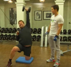 James Corden Mark Wahlberg workout at 4 a.m.