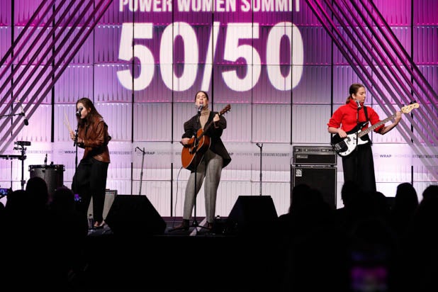 Alana, Daniell and Este Haim Power Women's Summit 2018 Alana, Daniell and Este Haim Power Women's Summit 2018