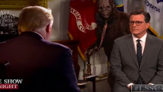Stephen Colbert (and Bigfoot) Hijack Chris Wallace’s President Trump Interview (Video)
