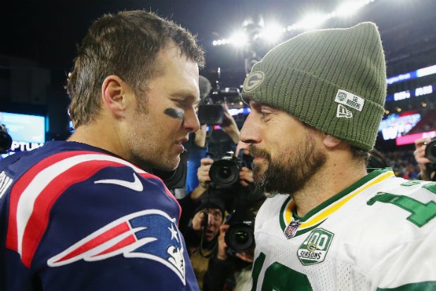 Tom Brady and Aaron Rodgers