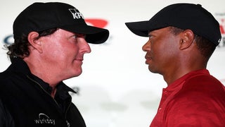 ‘The Match: Tiger vs Phil Begins’ – Tiger Woods Wins $200K in First Hole Against Phil Mickelson