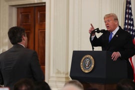 Trump Trashes CNN’s Jim Acosta to His Face: ‘You Are a Rude, Terrible Person’ (Video)