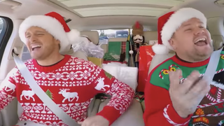 Michael Buble, Ariana Grande, Paul McCartney Help Corden Wish You a Merry ‘Christmas Carpool Karaoke’ (Video)