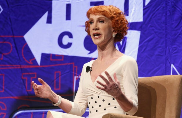 Kathy Griffin Fakes Telegraph