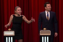 Miley Cyrus Doesn’t Recognize ‘Party in the USA’ During Fallon’s ‘Name That Song’ Game (Video)