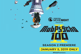 Crunchyroll’s ‘Mob Psycho 100’ to Play in More Than 500 Movie Theaters