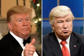 Alec Baldwin Asks if Trump Twitter Rant ‘Constitutes a Threat’ to His Family’s Safety