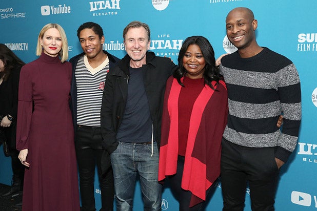 PARK CITY, UT - JANUARY 27: (L-R) Actors Naomi Watts, Kelvin Harrison Jr., Tim Roth, and Octavia Spencer and director/writer Julius Onah attend the "Luce" Premiere during the 2019 Sundance Film Festival at Library Center Theater on January 27, 2019 in Park City, Utah. PARK CITY, UT - JANUARY 27: (L-R) Actors Naomi Watts, Kelvin Harrison Jr., Tim Roth, and Octavia Spencer and director/writer Julius Onah attend the "Luce" Premiere during the 2019 Sundance Film Festival at Library Center Theater on January 27, 2019 in Park City, Utah.
