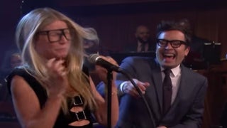 Gwyneth Paltrow Gets Absolutely Soaked During Jimmy Fallon’s ‘Slay It, Don’t Spray It’ (Video)