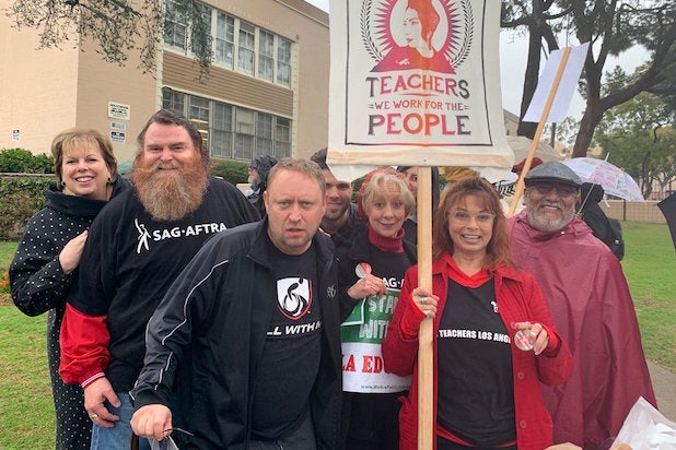 SAG-AFTRA Teachers Strike Los Angeles