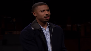 Michael B Jordan Takes a Shot to Avoid Telling Fallon What He’s Thinking About Tessa Thompson (Video)