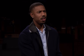 Michael B Jordan Takes a Shot to Avoid Telling Fallon What He’s Thinking About Tessa Thompson (Video)