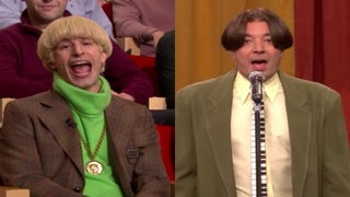 Jimmy Fallon Can’t ‘Escape’ Andy Samberg’s Heckling During ‘Pina Colada Song’ Performance (Video)