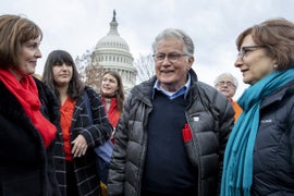 Martin Sheen, Former TV President, Urges Voters to ‘Get the Train Back on Its Tracks’