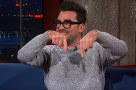 Dan Levy Can’t Say ‘Schitt’s Creek’ on CBS Without This Happening (Video)