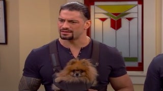 Watch WWE’s Roman Reigns Wear a Pomeranian in a Baby Bjorn on ‘Cousins for Life’ (Exclusive Video)