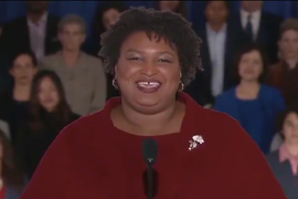 Stacey Abrams SOTU Response Had People Asking if She Was in Front of a Green Screen