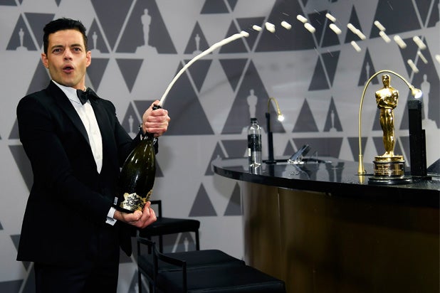 rami malek oscar party