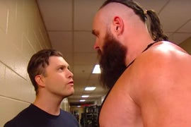 ‘Raw’: Watch ‘SNL’ Star Colin Jost Get Nearly Choked to Death by WWE’s Braun Strowman (Video)