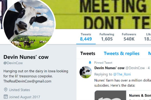 Devin Nunes Cow
