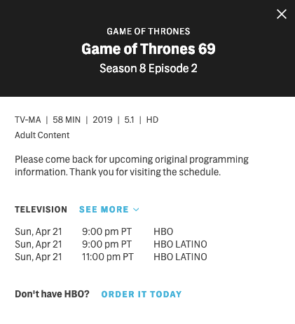 Game Of Thrones Season 8 Here S The Length Of The First 2 Episodes