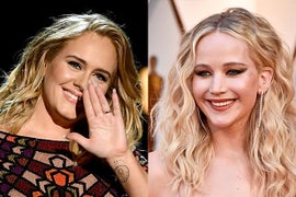 Adele Plays Musical Shots at NYC Gay Bar, Jennifer Lawrence Tackles Her When She Loses (Video)
