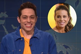 Pete Davidson Shades Those With ‘Crazy Fascination’ Over Age Gap With Kate Beckinsale (Video)