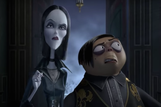 Charlize Theron and Oscar Isaac Get Spooky in 'The Addams Family' First ...