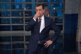 Trump’s Latest Debunked Claim About His Border Policies Makes Colbert Nostalgic for Obama (Video)