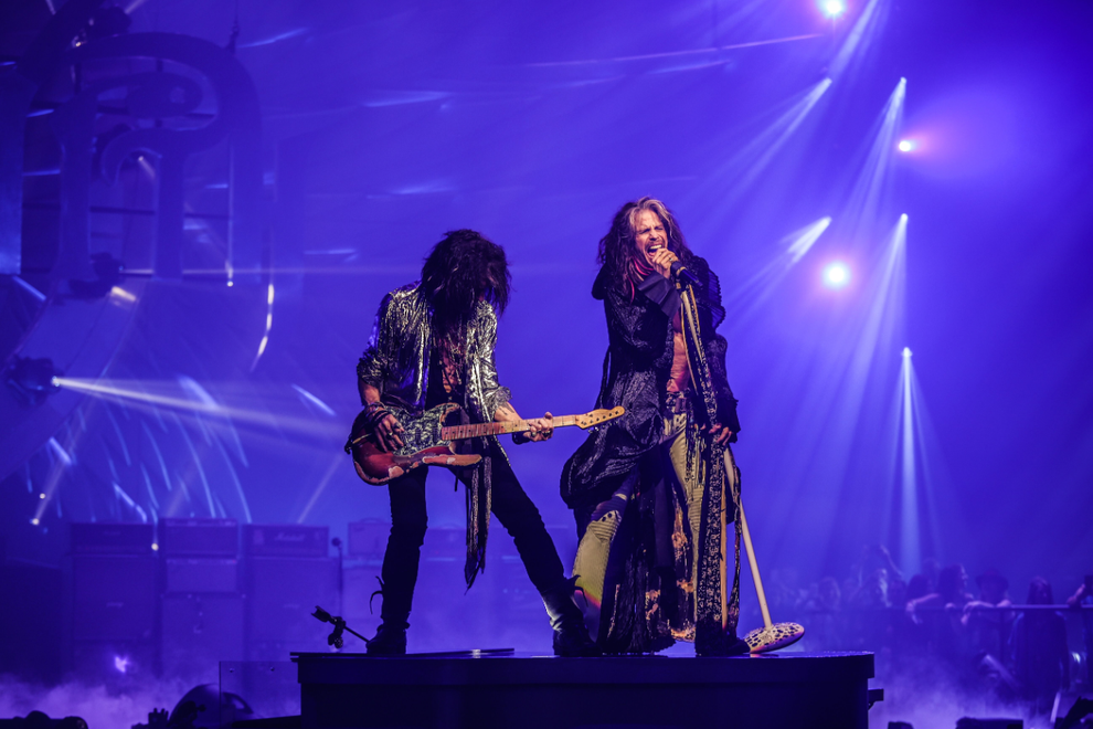 Aerosmith Vegas Joe Perry Steven Tyler Deuces Are Wild