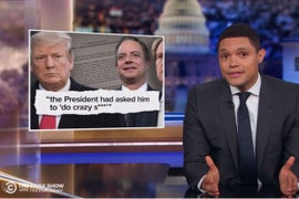 Trevor Noah Says It’s ‘Almost Comforting’ That Trump Is ‘Too Lazy to Follow Through’ With Abuse of Power (Video)