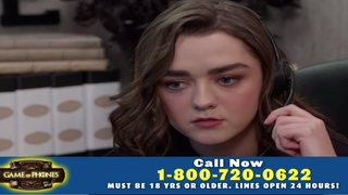 Maisie Williams Adds Sexist ‘Game of Thrones’ Hotline Caller to Arya’s List (Video)