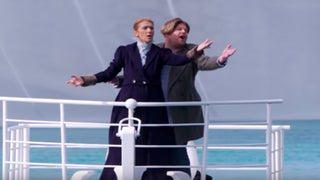 Céline Dion and James Corden Re-create Epic ‘Titanic’ Scene in the Bellagio Fountain (Video)