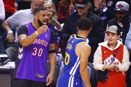 Why Drake Was Wearing a Curry Jersey During Raptors’ NBA Finals Game 1 Victory