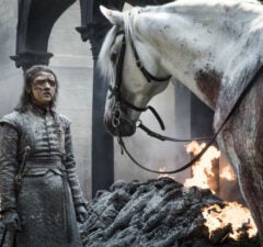 Game of Thrones Season 8 Episode 5 Arya White Horse