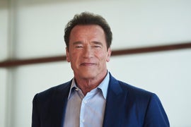 Arnold Schwarzenegger Drop-Kicked in the Back During Sporting Event in South Africa (Video)